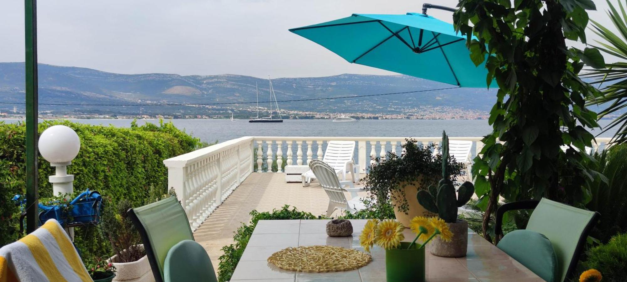Villa Fjaba - By The Sea - With The Big Terraces & Great Sea View 特罗吉尔 外观 照片